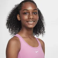 Nike Swoosh EasyOn Big детские (Girls') Sports Bra Pink