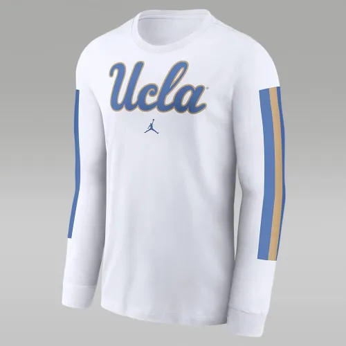 Nike UCLA Bruins Local Spirit Slogan чоловічі Jordan College Long-Sleeve футболка колір білий