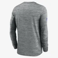 Buffalo Bills Sideline Velocity мужские Nike Dri-FIT NFL Long-Sleeve футболка цвет серый