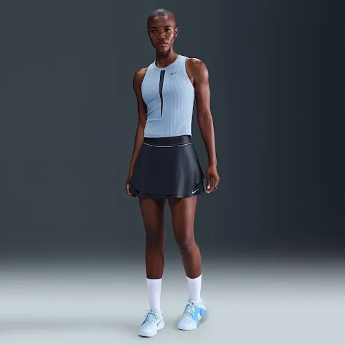 NikeCourt Slam женская Dri-FIT С высокой Талией Tennis юбка синий