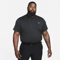 Nike Dri-FIT Tour мужские Solid для гольфа Polo цвет черный