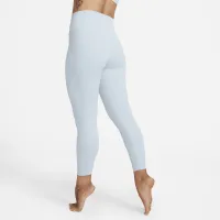 Nike Zenvy женская Gentle-Support С высокой Талией 7/8 лосины синий