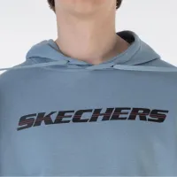 Кофта/футболка Skechers Sweats Motion Толстовка з капюшоном SKMHD81LBLW - Блакитна