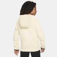 Nike Sportswear Tech Fleece Big детские (для мальчиков) Full-Zip Толстовка с капюшоном цвет белый