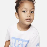 Nike Relaxed Tee and Scrunchie комплект Little Kids 2-Piece комплект колір білий