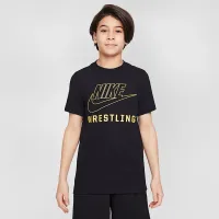 Nike Swoosh Big детские Wrestling футболка цвет черный