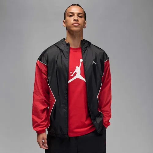 Nike Jordan Brooklyn чоловічі Hooded Draft Куртка колір чорний