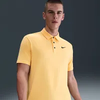 Nike Tour чоловічі Dri-FIT Heatheколір червоний для гольфу Polo колір коричневий