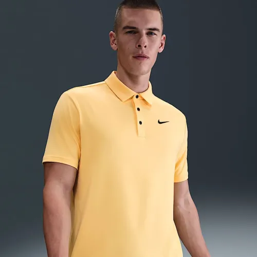 Nike Tour чоловічі Dri-FIT Heatheколір червоний для гольфу Polo колір коричневий