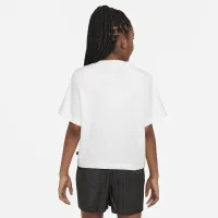 Sky колір коричневий x Nike SB Big дитячі (Girls') Skate футболка колір білий