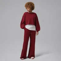 Nike Jordan Flight Fleece женская Mod-Crop Crew-Neck свитшот цвет красный