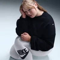 Nike Sportswear Classics жіноча З високою талією Graphic лосіни (великі розміри) колір коричневий