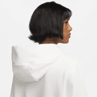 Nike Sportswear Phoenix Fleece женская оверсайз Long Full-Zip Толстовка с капюшоном цвет белый