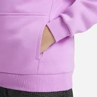 Nike Sportswear Club Fleece Big дитячі Pullover Толстовка з капюшоном колір фіолетовий