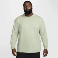 Nike Sportswear Premium Essentials чоловічі Long-Sleeve футболка колір зелений