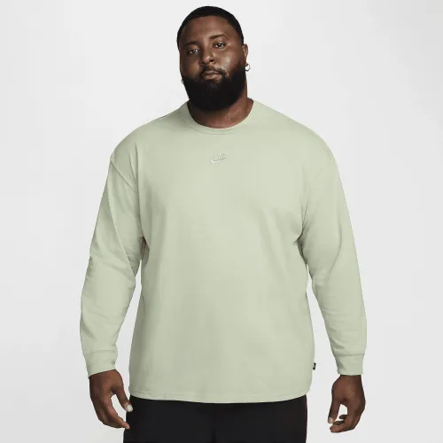 Nike Sportswear Premium Essentials чоловічі Long-Sleeve футболка колір зелений