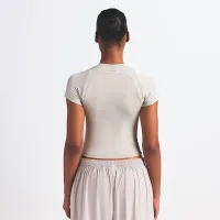 NikeSKIMS Airy женская Baby футболка цвет коричневый