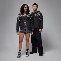 Nike Jordan MVP мужские Full-Zip Fleece Толстовка с капюшоном цвет черный