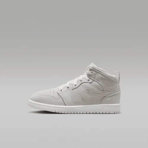 Nike Jordan 1 Mid SE Craft Little дитячі Кросівки колір коричневий
