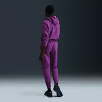 Nike Sportswear Club Fleece женская Pullover Толстовка с капюшоном цвет фиолетовый