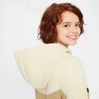 Nike Sportswear Tech Fleece Big детские Full-Zip Толстовка с капюшоном цвет коричневый