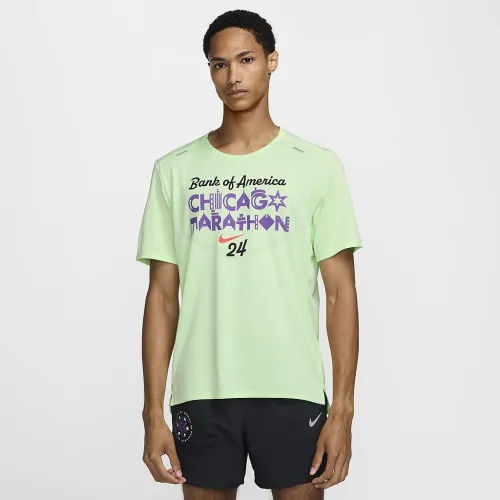 Nike Rise 365 чоловічі Dri-FIT Short-Sleeve Running Top колір зелений