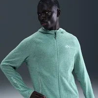 Nike Trail мужские Dri-FIT Fleece Running Куртка цвет зеленый