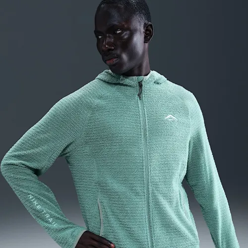 Nike Trail мужские Dri-FIT Fleece Running Куртка цвет зеленый