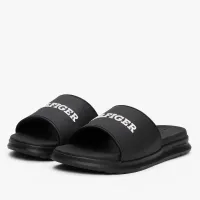 Шльопанці Tommy Hilfiger Dual Density Hilfiger Pool FM0FM05430-BDS - Чорні