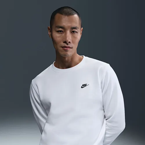 Nike Club чоловічі Fleece Crew колір білий