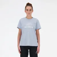 Футболка New Balance WT41816LAY - Голубая