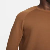 Nike Sportswear Tech Fleece мужские Crew цвет коричневый