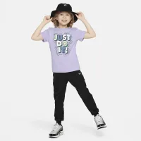 Nike Little детские Bubble 'Just Do It' футболка цвет фиолетовый