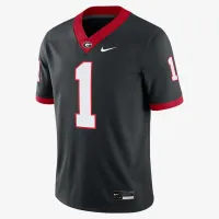 Georgia Bulldogs чоловічі Nike Dri-FIT College Game Jersey колір чорний