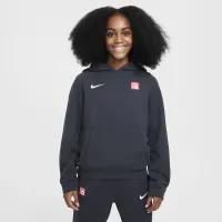 Liverpool FC Third Big дитячі Nike Soccer Pullover Толстовка з капюшоном колір сірий