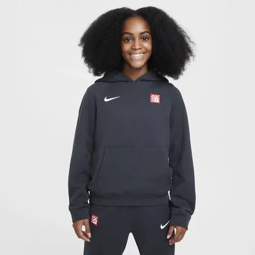 Liverpool FC Third Big детские Nike Soccer Pullover Толстовка с капюшоном цвет серый