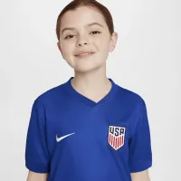 USMNT 2024 Stadium Away Big детские Nike Dri-FIT Soccer Replica Jersey синий