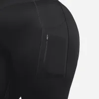 Nike Go женская Firm-Support С высокой Талией 7/8 лосины с карманами(большие размеры) цвет черный