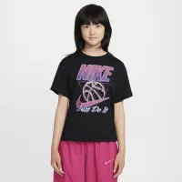 Nike Sportswear Big дитячі (Girls') футболка колір чорний