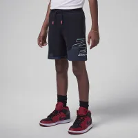 Nike Jordan MJ Moto Big дитячі Fleece шорти колір чорний