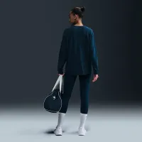 Nike One Relaxed жіноча Dri-FIT Long-Sleeve Top блакитний