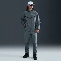 FC Barcelona Tech Windrunner мужские Nike Soccer Full-Zip Woven Куртка цвет серый
