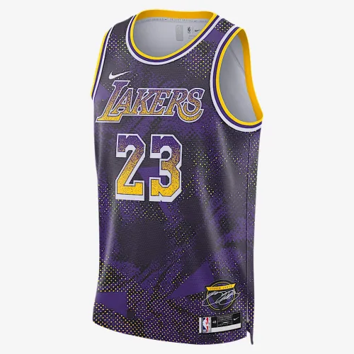LeBron James Los Angeles Lakers 2025/26 Select Series мужские Nike Dri-FIT NBA Swingman Jersey цвет фиолетовый