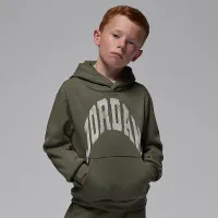 Nike Jordan MVP Little детские 2-Piece Fleece Pullover Толстовка с капюшоном набор цвет зеленый