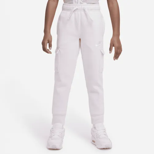 Nike Club Fleece Cargo Pants Little детские Pants Pink