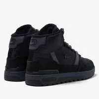 Кроссовки Lacoste T-Clip Winter Mid Textile and Leather Trainers 744SMA0065-237 - Черные