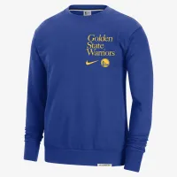 Golden State Warriors Standard Issue мужские Nike Dri-FIT NBA Crew-Neck свитшот синий