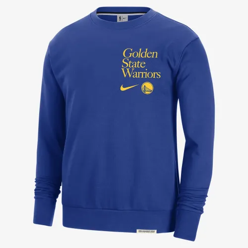 Golden State Warriors Standard Issue чоловічі Nike Dri-FIT NBA Crew-Neck світшот блакитний