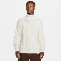 Nike Life мужские Cable Knit Turtleneck Sweater цвет серый