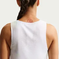 Nike AeroSwift жіноча Dri-FIT ADV Cropped Running Tank Top колір білий
